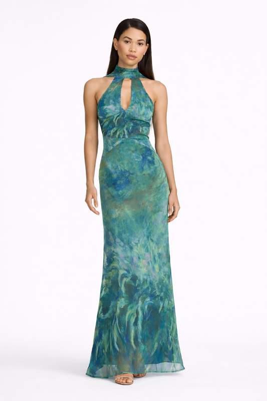 Robe Longue Halter Riviera